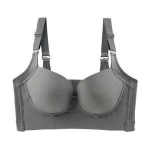 7 Hook A to G Cup Shaper Incorporated Full Back Support Coverage Plus Size Push Up Bra