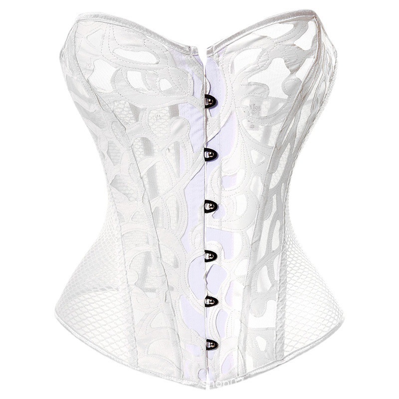 Corset Top Sexy Super Body Slimming Shaper Mesh Waist Trainer