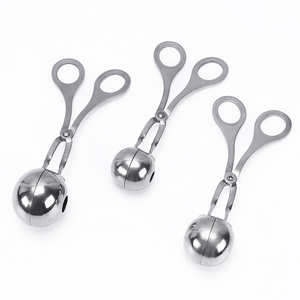 Early Riser Food Grade Stainless Steel Meat Baller Non-Stick Meatball Maker Ice Cookie Dough Scoop