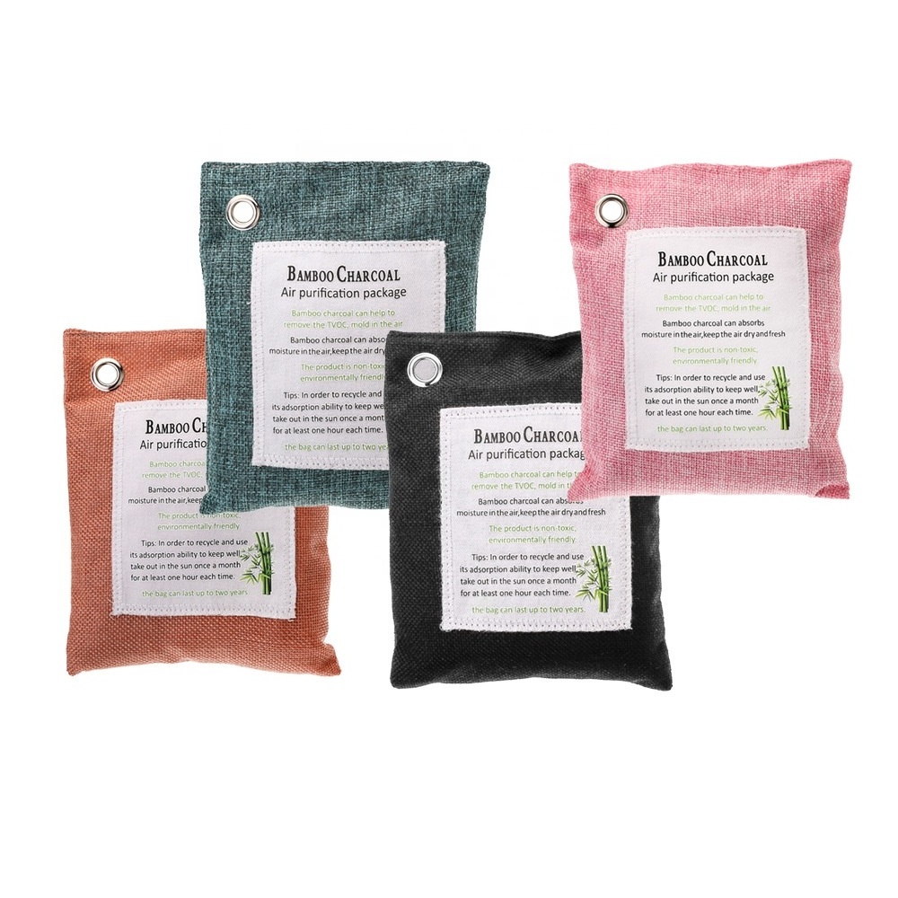 Naturally Freshen Air Activated Charcoal Bags Air Purifying Bag Eco-friendly