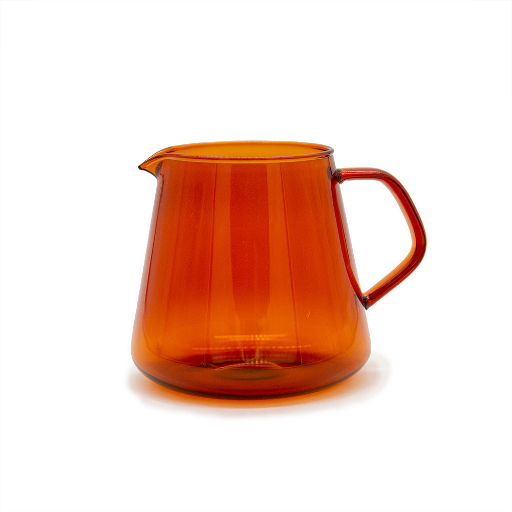 Amber Glass Coffee Server Pot  300ml / 600ml for pour over coffee