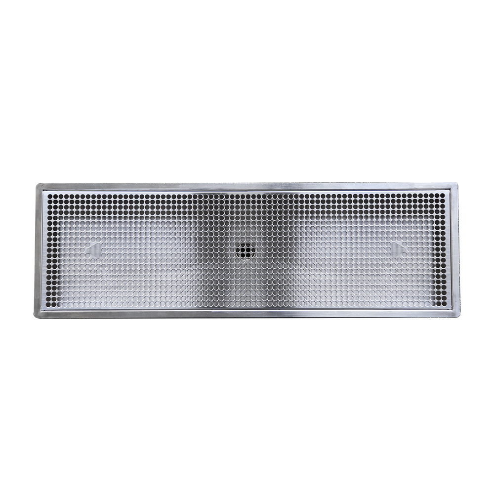 Built-in Stainless Steel Beer Drip Tray with Rinser