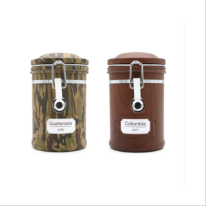 Small Size Sealed Cantilever Lid Canister Durable 304 Stainless Steel Metal Body Jars Of Sugar Tea Coffee Bean Replenished