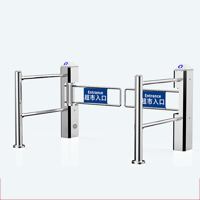 Automatic Optical Turnstile For Entrance Access Control System Gate Exit Supermarket Swing Gate