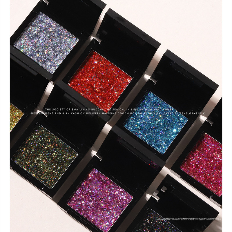 New UV Solid Sequin Nail Polish gel Super Shiny Laser Sequins Flash Solid Gel UV LED Gel