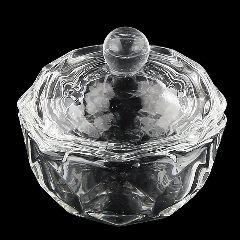 Glass Dappen Dish Nail Gel Glass Crystal Container Cup For Acrylic Liquid