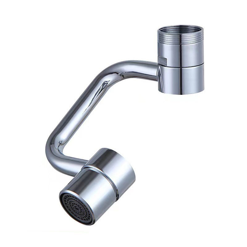 New style Universal Splash Filter Brass 1080 Degree Robotic Arm Swivel Sink Faucet Extender Rotating Faucet Aerator