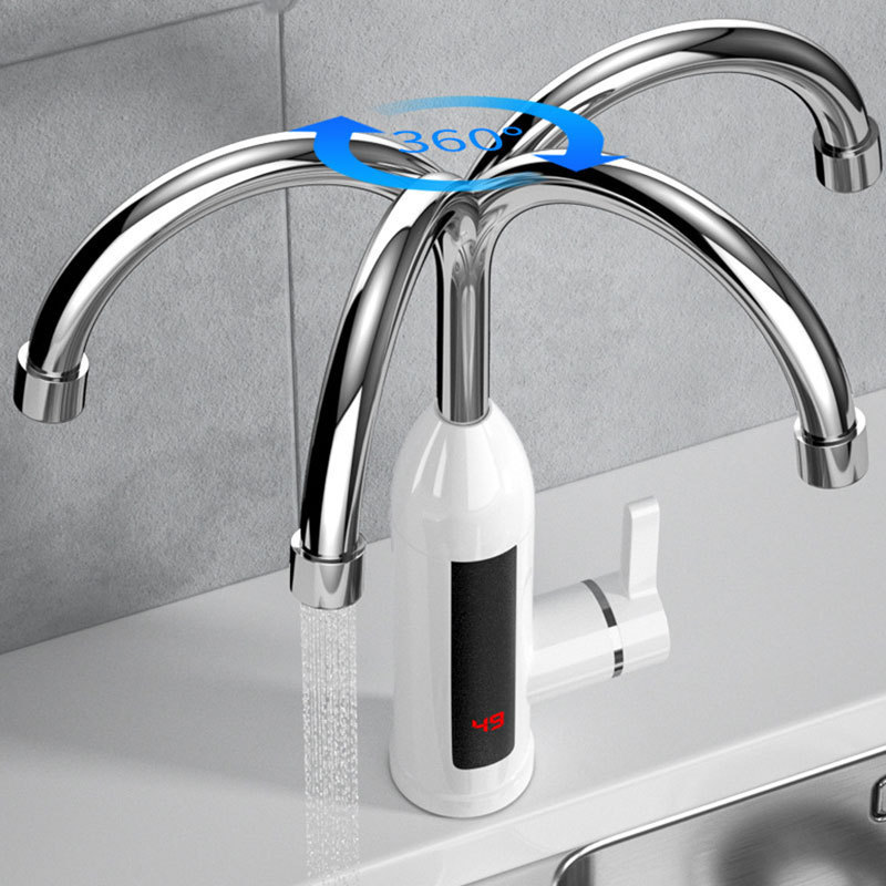 Instant Water Heater for Kitchen Cold and Hot Water Bathroom Faucet Electric Tap