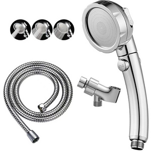 Modern Design New Release RV Faucet Hose Removable Pressure Switch Shower Head Bathroom ABS Plastic Rainfall Rain Shower Head