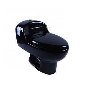 Black Ceramics Western Toilet Commode Wc Bowl Models With Price