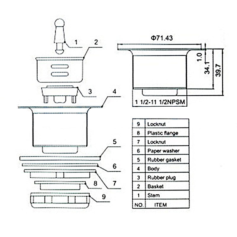 Bathroom kitchen Sink Basin White Plastic Drainer with Strainer and Overflow , Wash Basin Waste & Bottle Trap P-trap to Wall