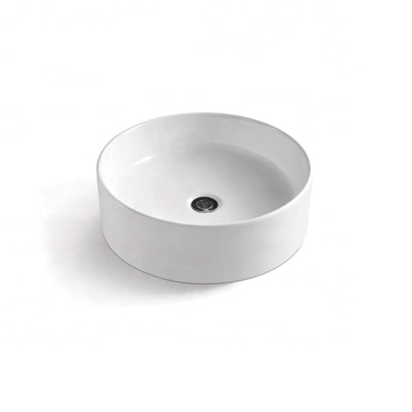 White Porcelain Round Sink Wash Basin Size In Inches 16'' 18''