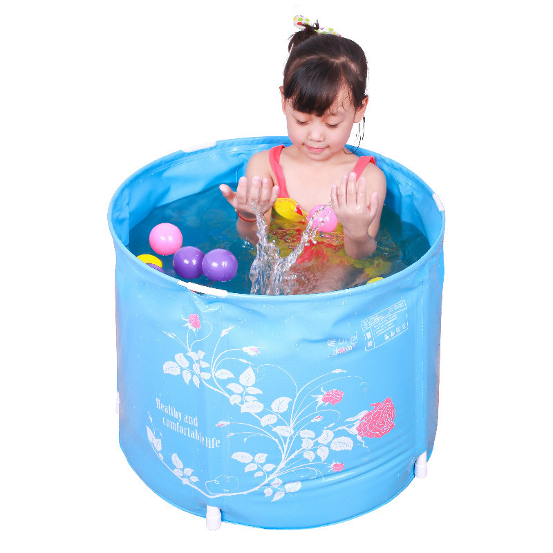 Portable Foldable Bathtub Separate Family Bathroom SPA Tub Soaking Standing Bath Tub for Shower Stall Efficient maintenance