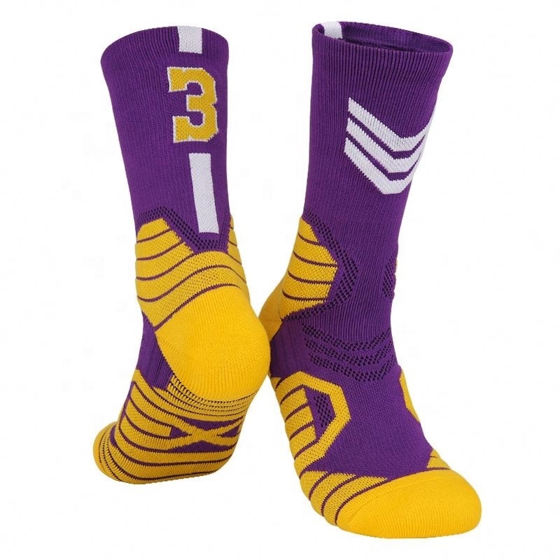 customised bulk wholesale custom logo sports sock design manufacturer men custom baseball sports basketball socks