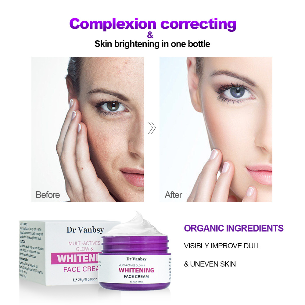 Low price wholesale improve skin dullness whitening cream for men and women