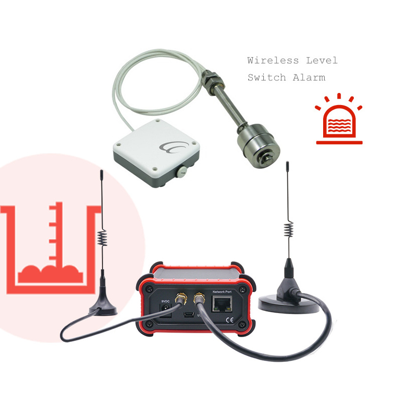 supports max. 64 wireless level alarm wireless remote control switch for oil tank level alarm