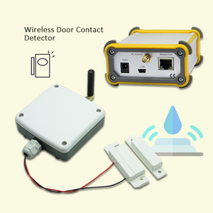 Building management anti-theft built-in siren magnetic door contact sensor wireless graffiti window door open alarm detector