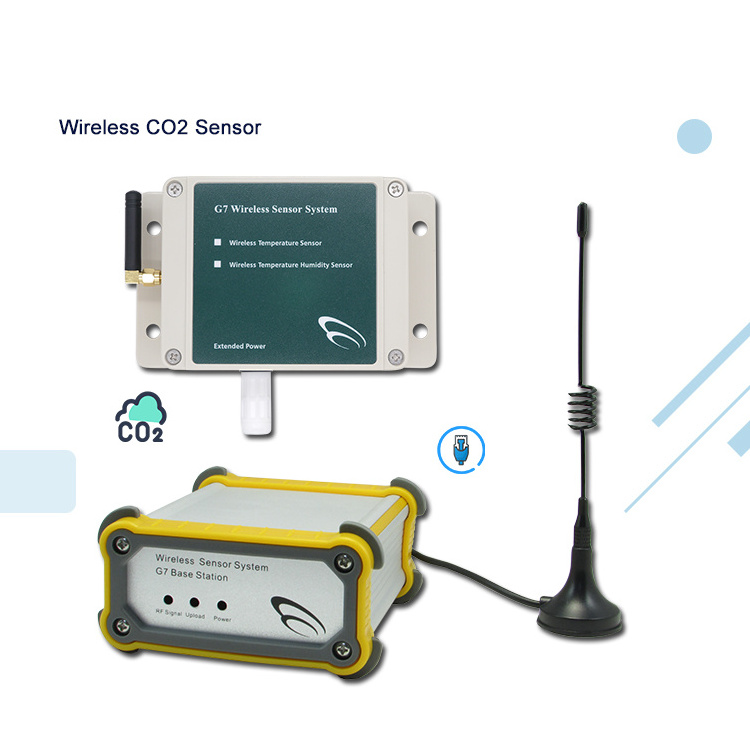 RS485 0-5V 4-20mA Wall Mount Carbon Dioxide Wireless CO2 Sensor For Air Quality Monitoring