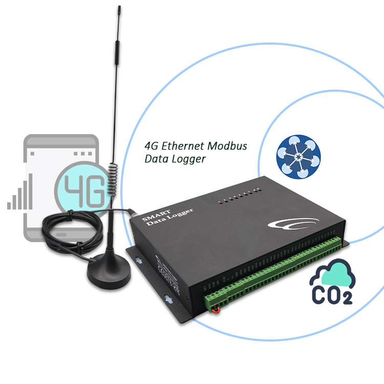 Modbus Ethernet Outdoor Wireless Automatic Industrial Agricultural Software Data data logger voltage and temperature measurement