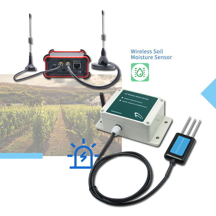 Wireless Digital agriculture soil testing equipment system soil moisture monitoring lorawan zigbee soil moisture sensor