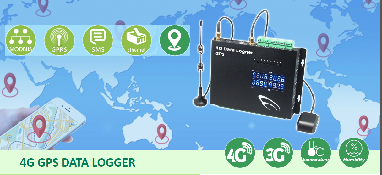 Gps Tracker Analog input vibration data logger with GPS mini gps locator tracking device Modbus 4G Network Data Logger