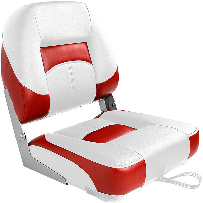 Wholesale Customized Deluxe Folding Boat Seats Marine High Back Swivel Jet Boat Seats for Bass Boats