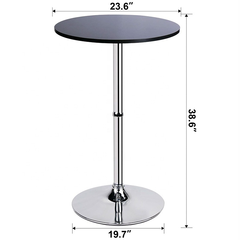 Wholesale High Quality Custom Home Bar Commercial Table Round High Bar Table High Table