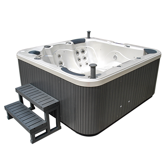 Europe Standard Outdoor Hot Tub Whirlpools Hydro massage spa bathtub for 5 people