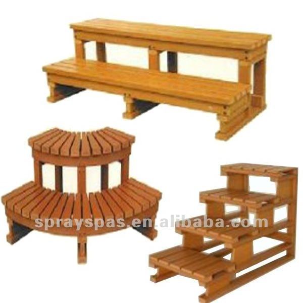 Outdoor Spa Plastic Steps