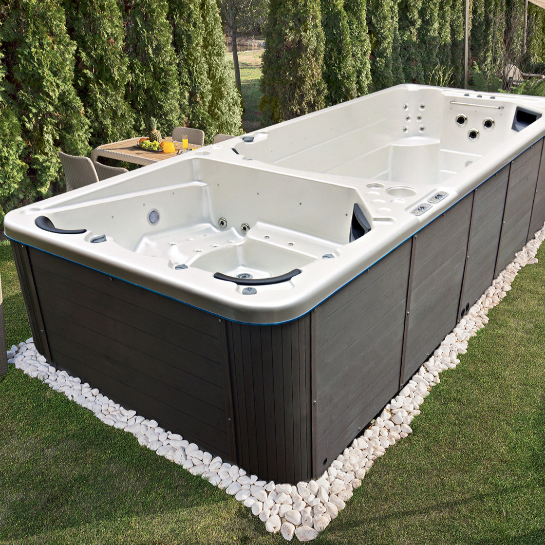 Wholesale Acrylic balboa system outdoor massage swim pool whirlpools swim spa