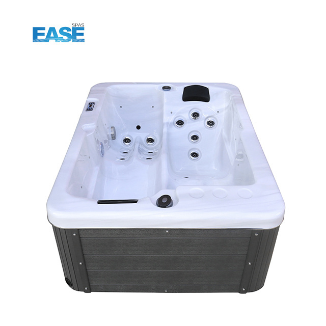 Luxury 2 Persons Indoor Whirlpool Massage Bathtub Jakuzi Function Small Size Hot Tub Spa Tub