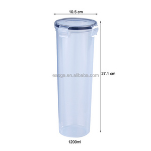 Extra large tall food storage containers high quality plastic container for food storage lock & lock round food container