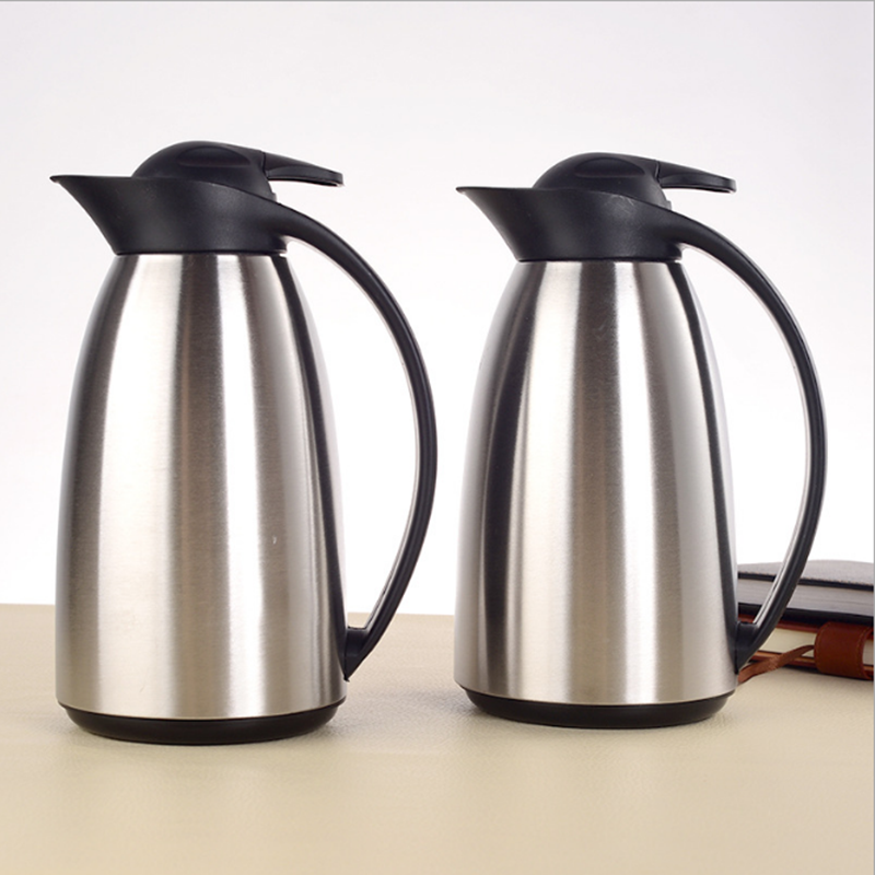 wholesale Thermal Insulation Coffee Pot High Capacity 1L Vacuum stainless steel flask