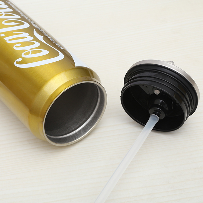 Chinese New Item Custom Creative Shaker Vacuum Insulated Cola Bottle Stainless Steel Cola Can