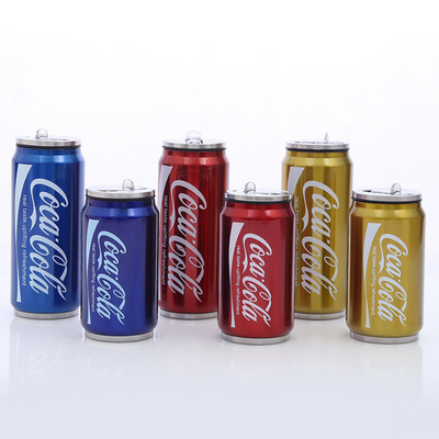 Chinese New Item Custom Creative Shaker Vacuum Insulated Cola Bottle Stainless Steel Cola Can