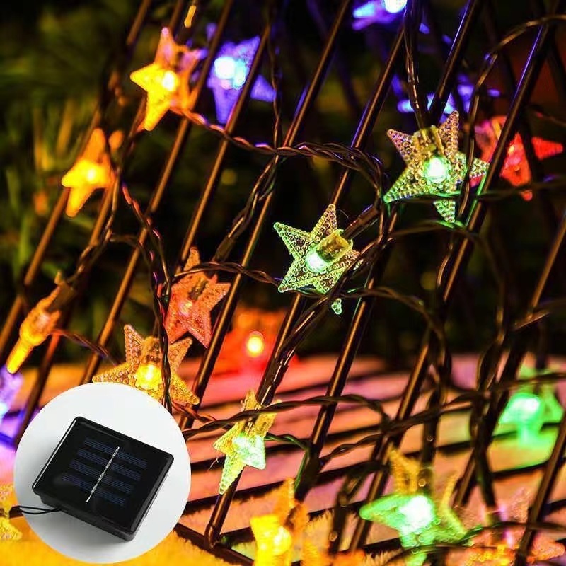 Sakura Solar Cherry Flower Led String Light Christmas Holiday Decoration Lighting