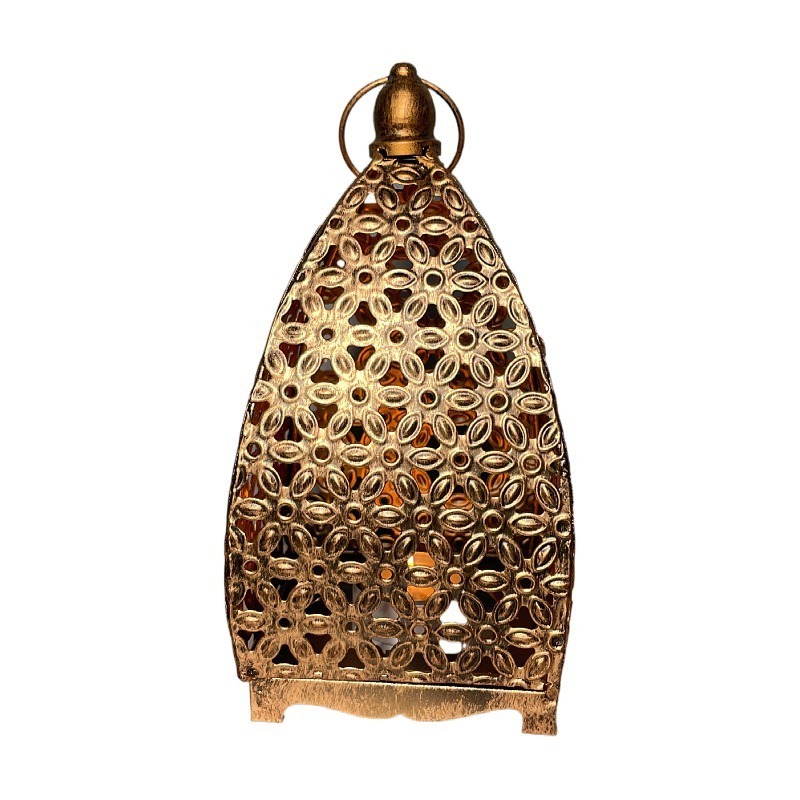 Morocco style Moon And Star Cutout Decorative Lantern For Floor And Ceiling Tealight And Candle Holder