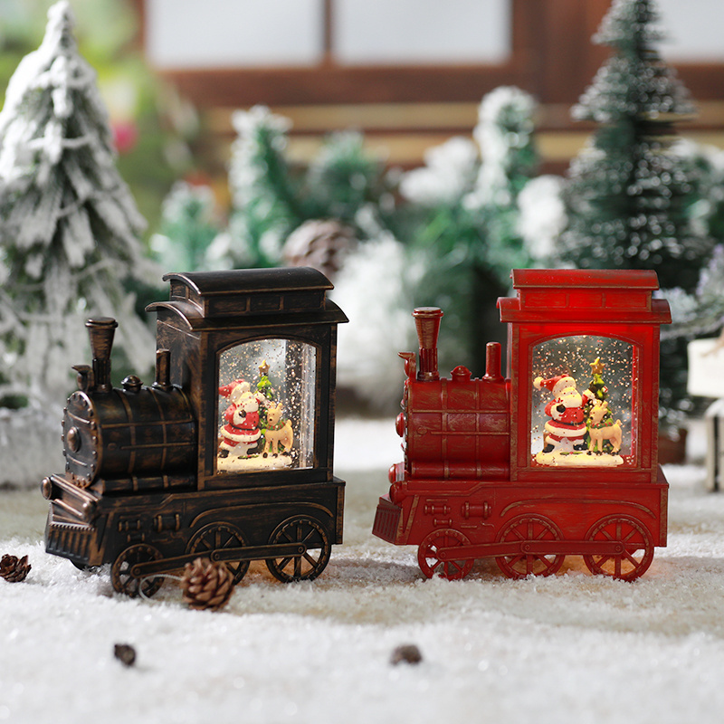 water spinning lantern Battery Operated Car Light Swirling Water Glittering Spinning truck for Home hotel holiday christmas deco