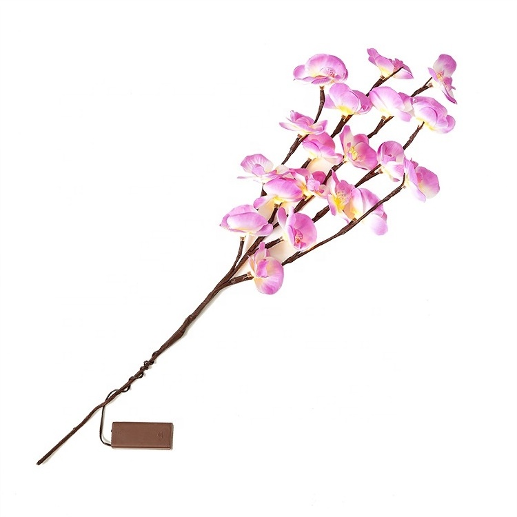 2021 Hot Selling 2 Pack Maple Leap Branch light 30cm 20 LED Decoration lighted Twig Branches Battery Operated Table light