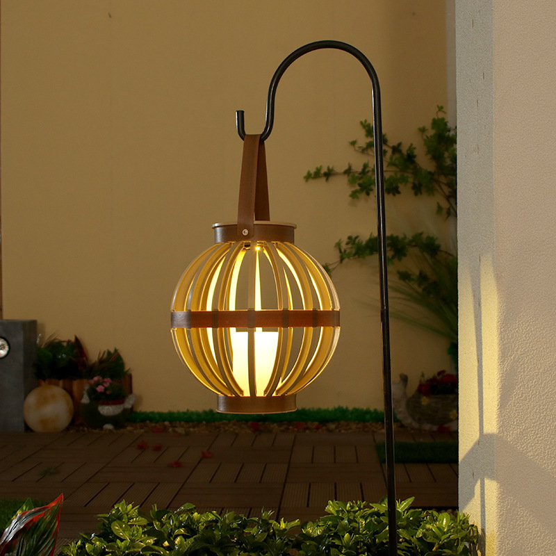 Decoration With Rattan Solar Lantern/ Rattan Solar Light Durable Wholesale From Vietnam