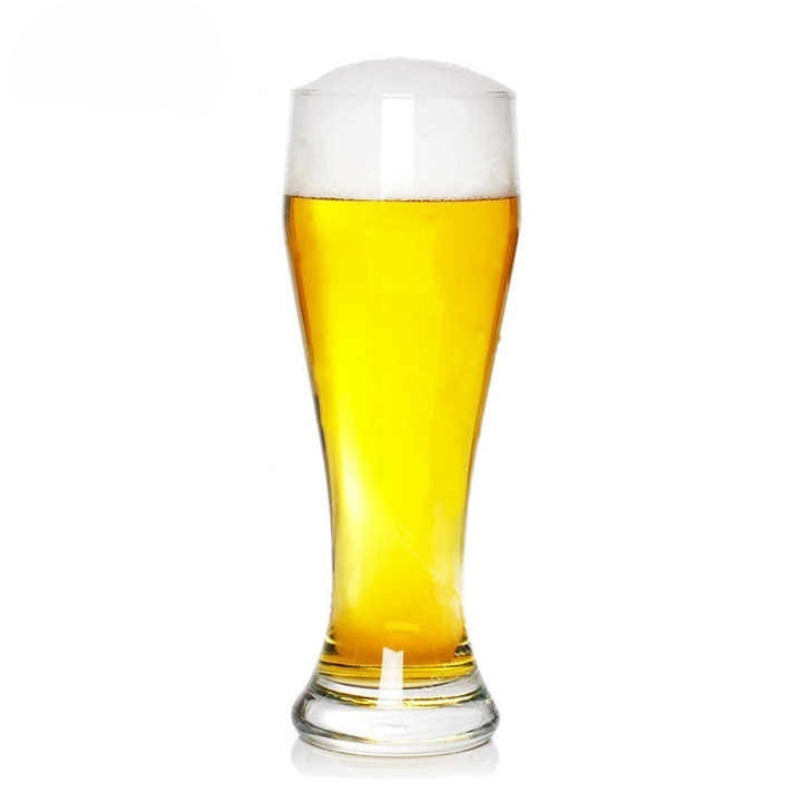 2023 Newest  Hard  Plastic Bar Cup Acrylic Draft Wholesale Custom Logo Beer Mug Cheap Beer Glasses Clear Beer Glass