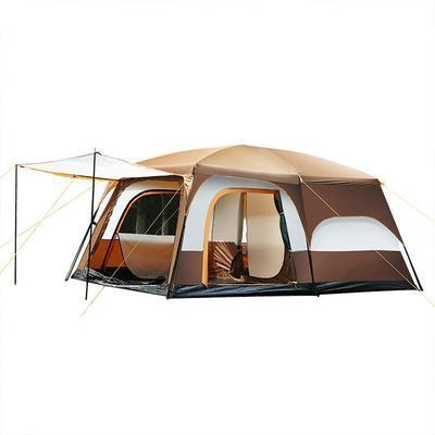 8-10 Person Big Camping Tent Waterproof 2 Bedrooms Big Size Travel Tent Outdoor Camping Tent For Family