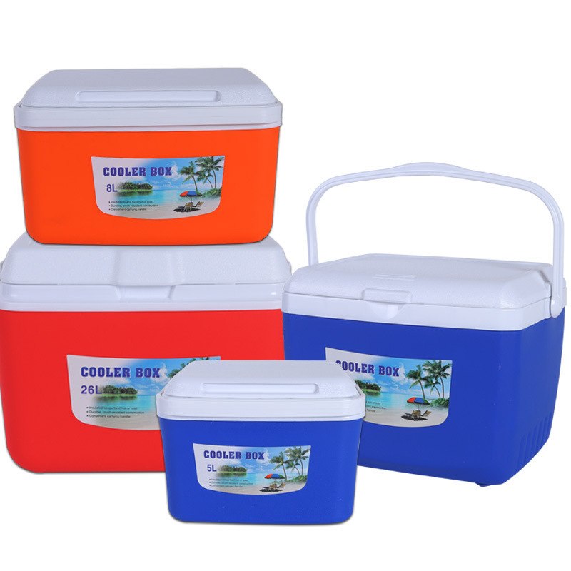 Easy Travel Outdoor Portable Mini Ice Chest Cooler Box Insulated Storage Lunchbox Cooler Box with Carrying Handle