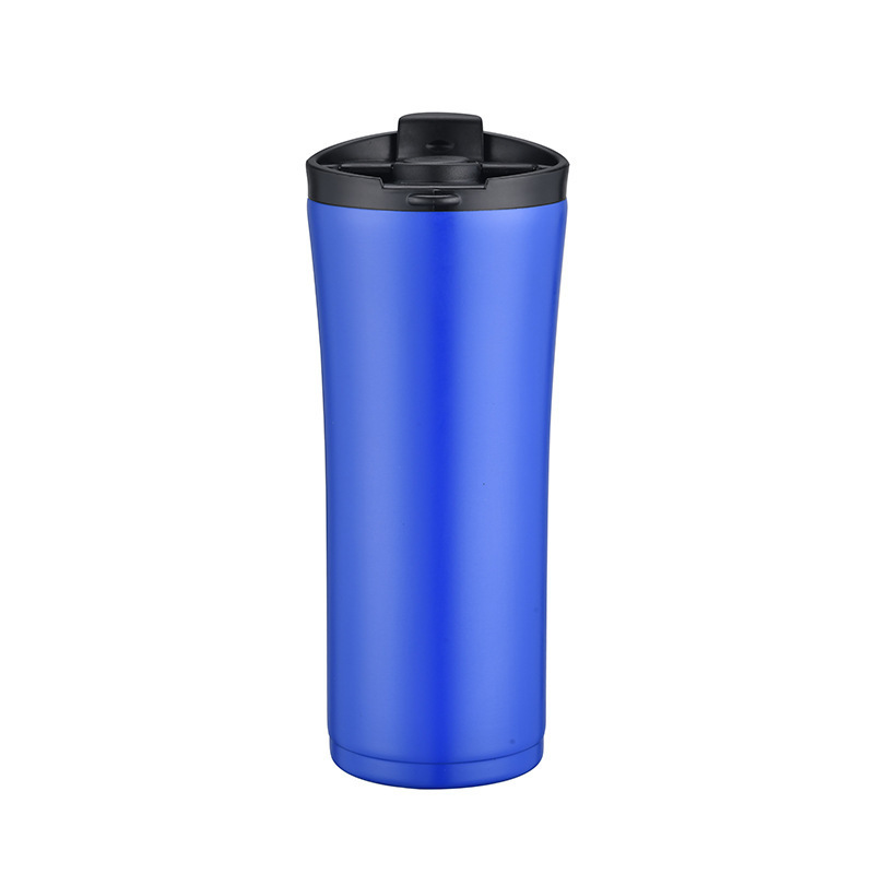 500 ML Portable Double Wall Vacuum Insulated Stainless Steel French Press Travel Coffee Mug Reusable Travel Thermos