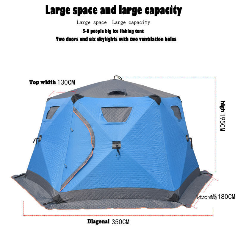 outdoor pop up winter insulated ice fishing tent