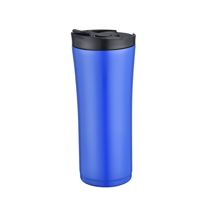 500 ML Portable Double Wall Vacuum Insulated Stainless Steel French Press Travel Coffee Mug Reusable Travel Thermos