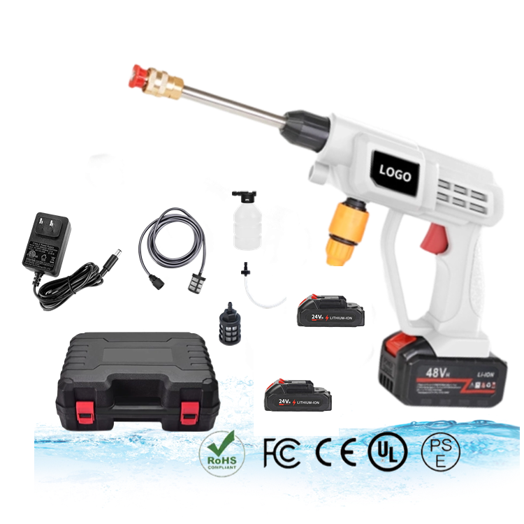 21v Electric High Pressure Car Washer Machine Water Gun 2000w Portable Carwash Machines Automatic Car Wash