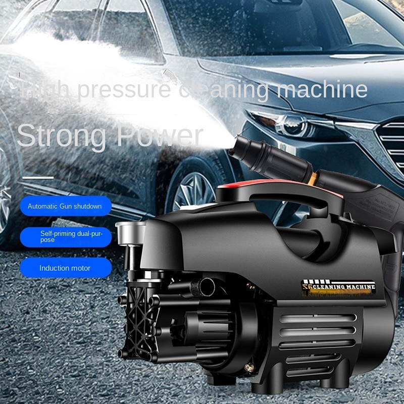 1400W High Pressure Cleaners With Jet Power Foam Spray Gun 90Bar High Power Efficiency Pump And Upgraded Motor