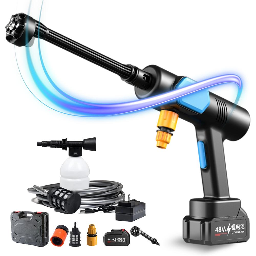 Portable Pressure Washer Pump Car Wash Cordless Wireless Car Wash Water Jet Foam Gun Car Washer