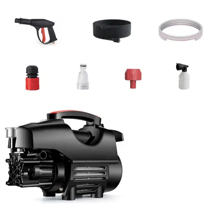 1400W High Pressure Cleaners With Jet Power Foam Spray Gun 90Bar High Power Efficiency Pump And Upgraded Motor